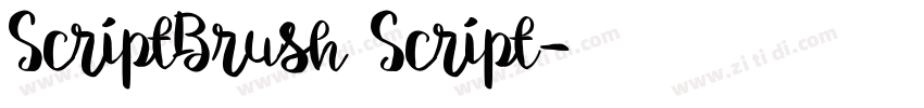 ScriptBrush Script字体转换